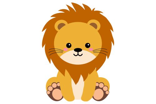 Lion cub cartoon