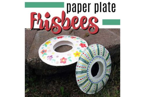paper plate frisbees